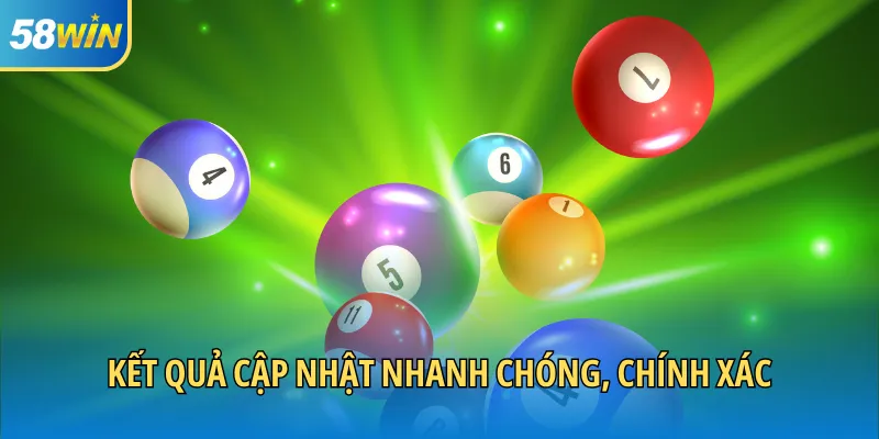 Kết quả cập nhật nhanh chóng, chính xác